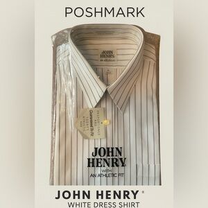 John Henry White Dress Shirt